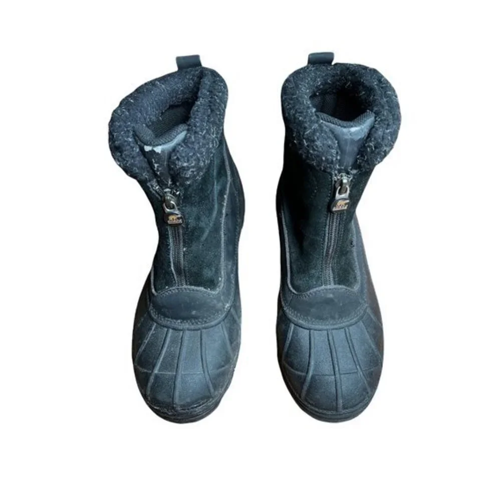 Sorel black winter boots thermolite certified size 9 Mens